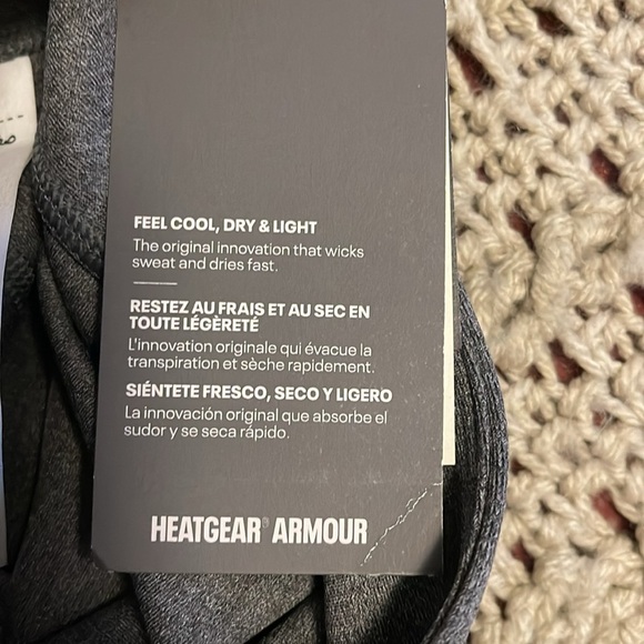 NWT Under Armour compression high-rise ankle leggings heat gear women’s XS gray - Picture 11 of 16